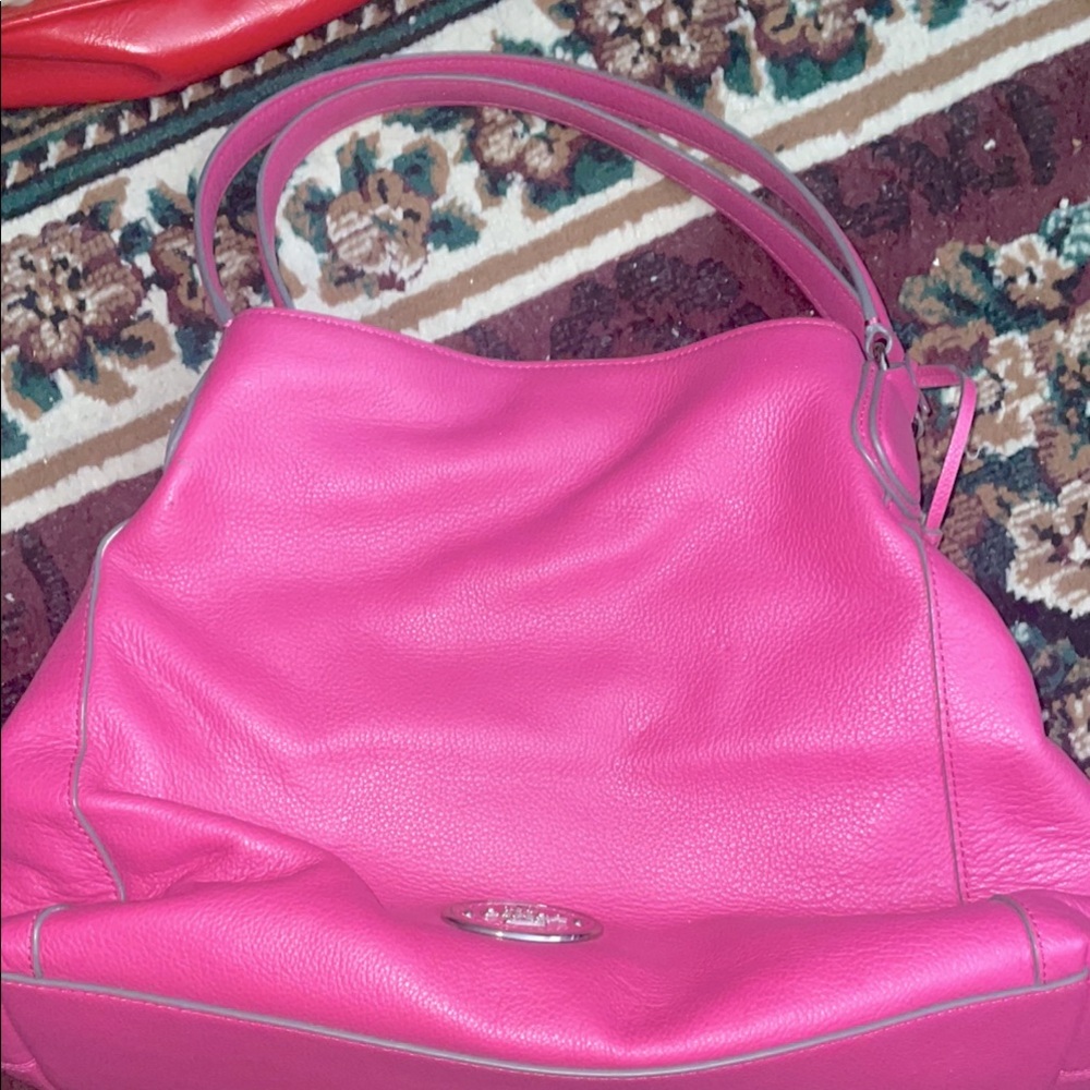 Coach Pink Leather Women's Bag